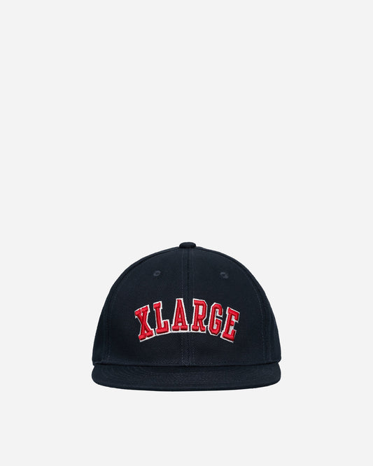 Round Logo Snapback Cap Navy