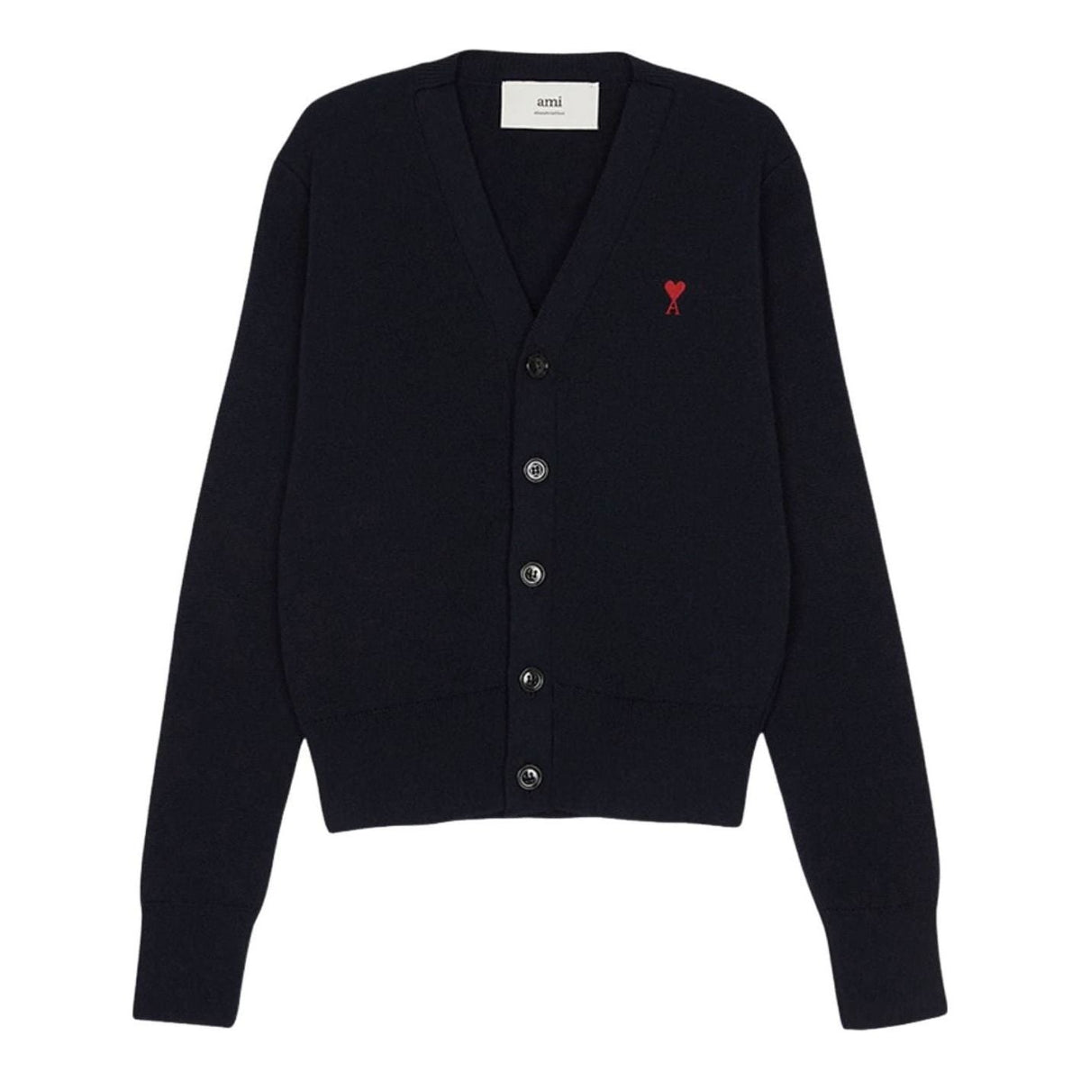 (WMNS) AMI Army Cardigan 'Navy' FKC374-001-414