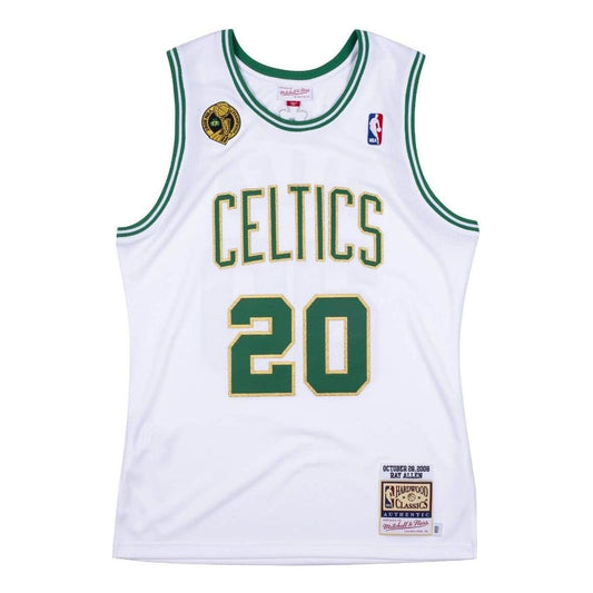 Mitchell & Ness NBA Authentic Jersey Boston Celtics 2008-09 Ray Allen 'White Green' AJY4LG19025-BCEWHIT08RAL