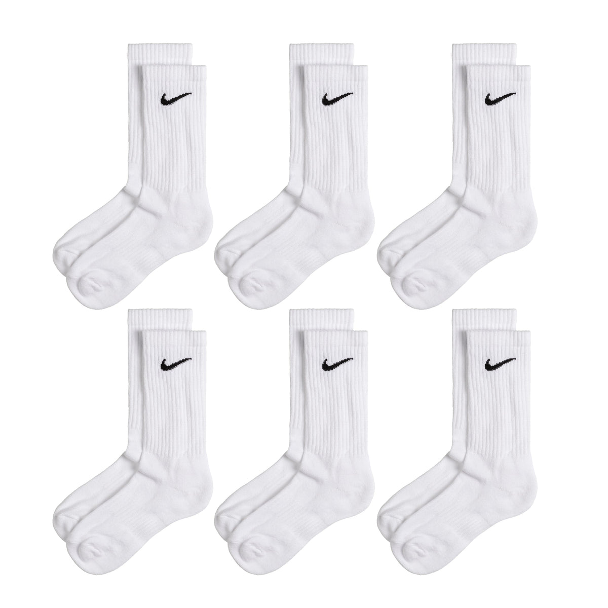 Nike Everyday Cushioned Crew Socks 6 Pack