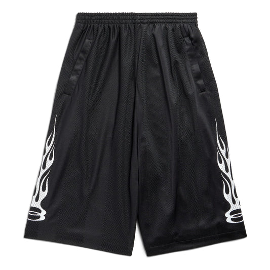 Balenciaga Burning Unity Baggy Shorts 'Black' 794851TQV381000