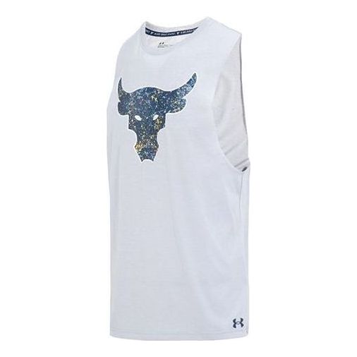 Under Armour Project Rock Brahma Bull Tank 'Grey Blue' 1371215-011