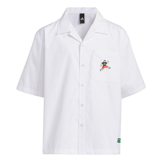 (GS) adidas x Seebin Short Sleeve Shirt 'White' IN3264