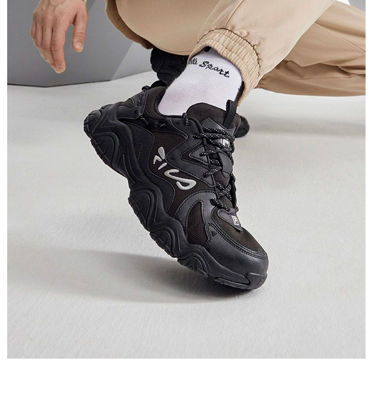 (WMNS) FILA Fluid 4 'Black' F12W312101FBK