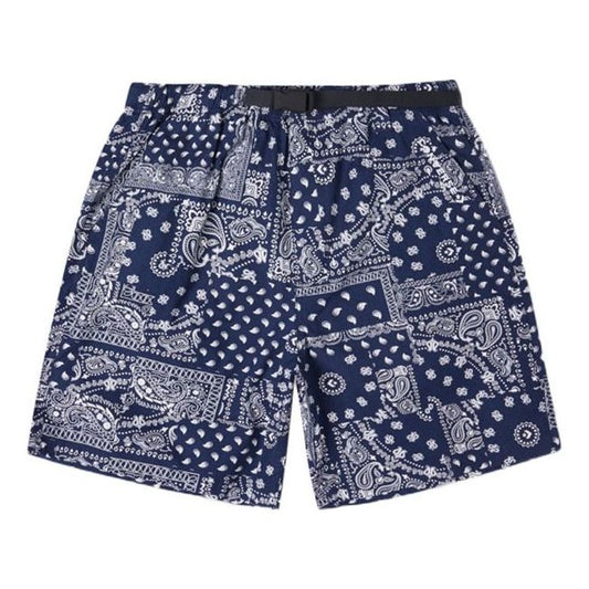 Converse Paisley Pattern Shorts Asia Sizing 'Navy' 10023153-A01