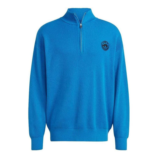 adidas Originals Logo Patch Sweater 'Blue' IA2499