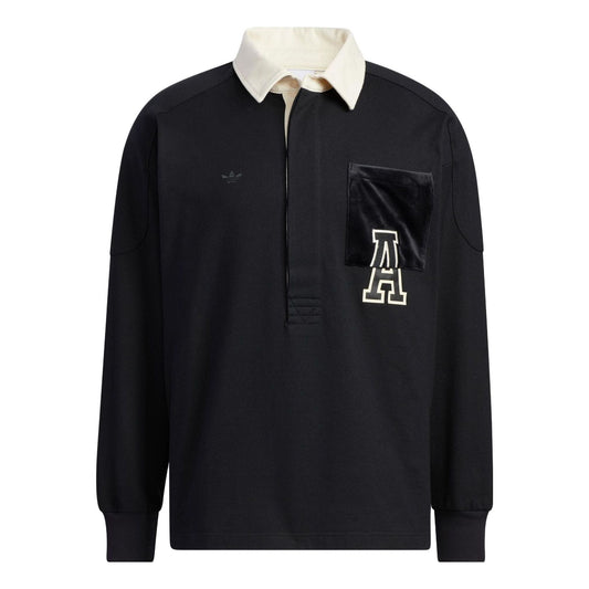 adidas Anti University Polo Shirt Asia Sizing 'Black' HY7235