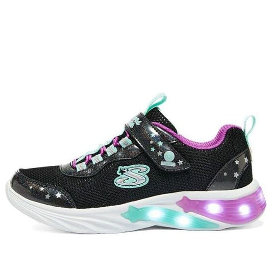 (GS) Skechers S Lights: Glow-Brites Shoes 'Black Purple Green' 319043L-BKPR