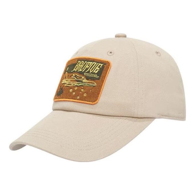 Li-Ning BadFive Embroidery Logo Baseball Cap 'Beige' AMYS583-2