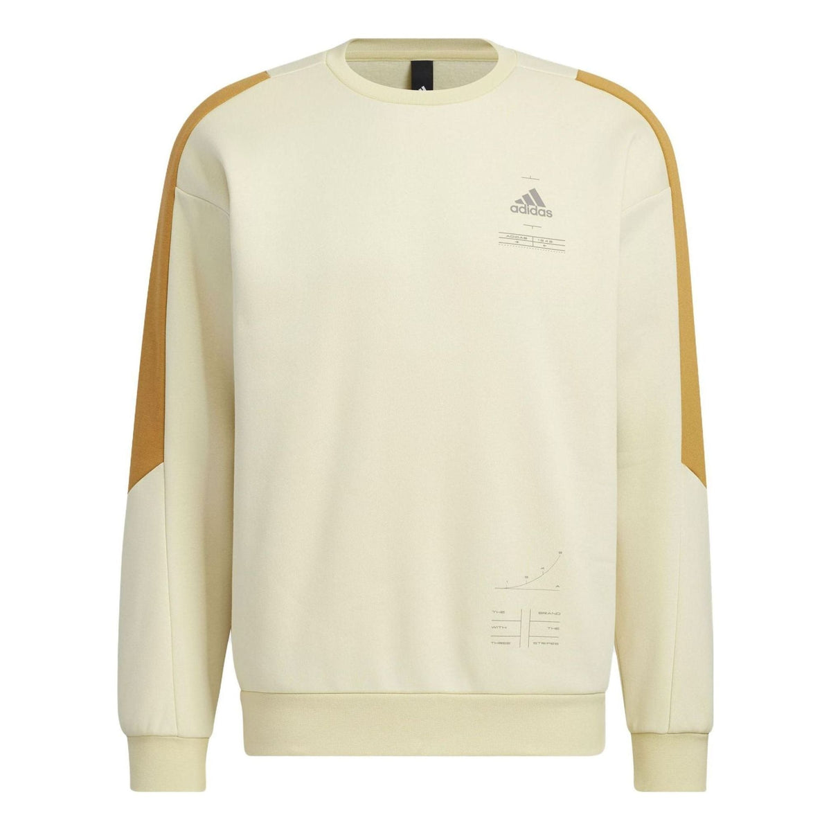 adidas Adult Male Engineered Crew Sweatshirt 'Tan' HN9023