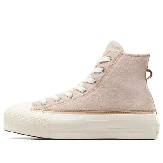 (WMNS) Converse Chuck Taylor All Star Lift Platform Faux Mohair 'Pink' A07944C