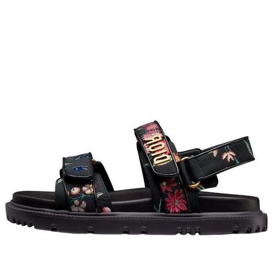 (WMNS) DIORact Sandal Black Multicolor KCQ549FWL_S900