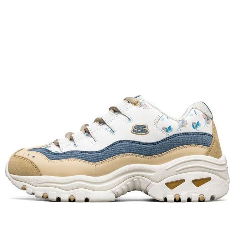 (WMNS) Skechers Energy White/Yellow/Blue 149053-WNT