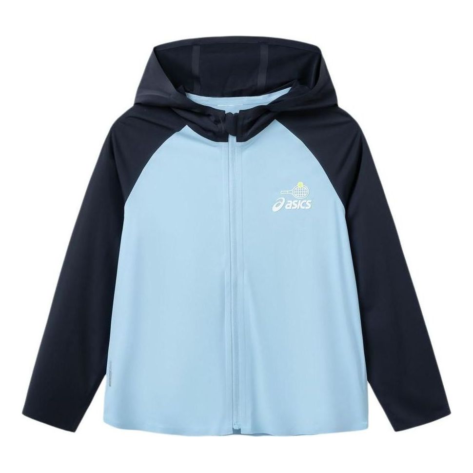 (GS) ASICS Sportswear Tennis Jacket 'Blue Black' 332241053059-38