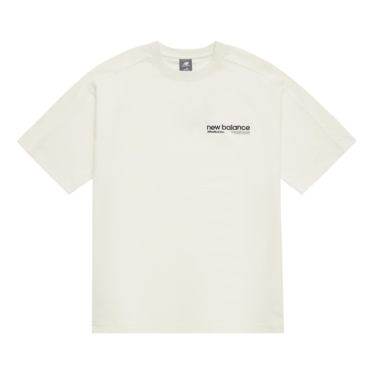 New Balance Wordmark Logo T-Shirt Asia Sizing 'White' AMT42301-CIC