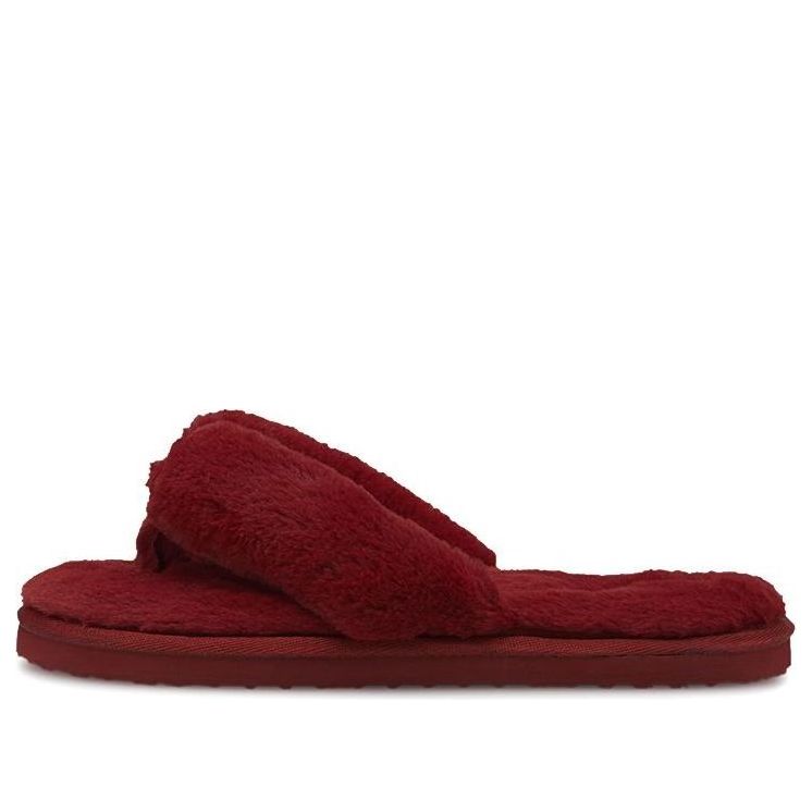 (WMNS) PUMA Fluff Flip Slides 'Persian Red Team Gold' 384938-05