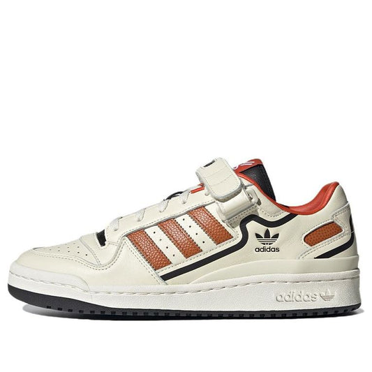 adidas originals Unisex Forum Low Sneakers Ivory/Orange HR0460