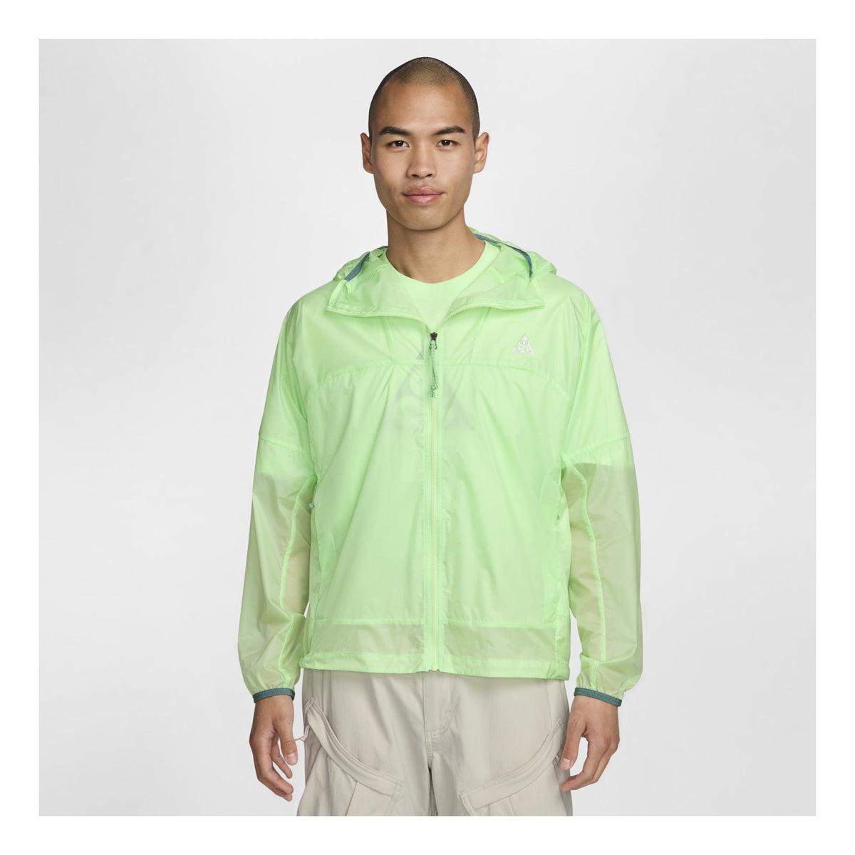 Nike x ACG Windproof Cinder Cone Hoodie Jacket Asia Sizing 'Light Green' DB0979-376
