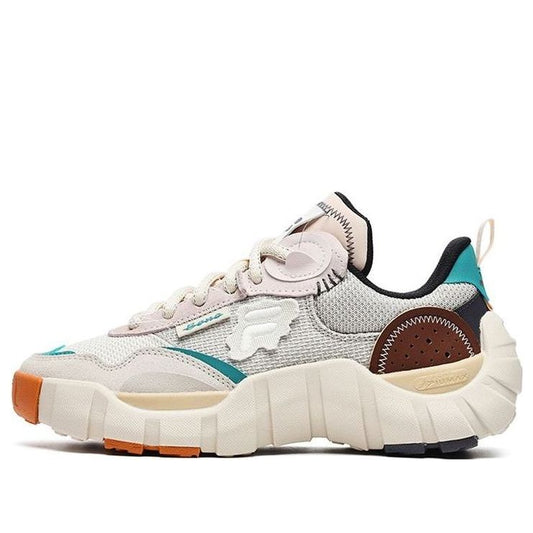 (WMNS) FILA FUSION Bone Sneakers 'Pink Grey White' T12W241203FBS