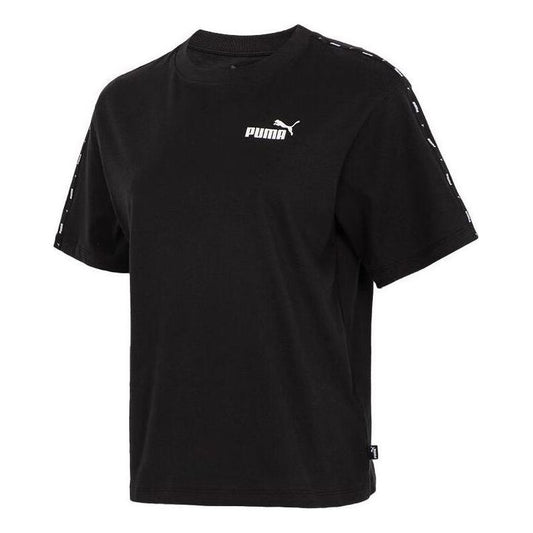 (WMNS) PUMA Running Sportswear T-Shirt 'Black' 685585-01