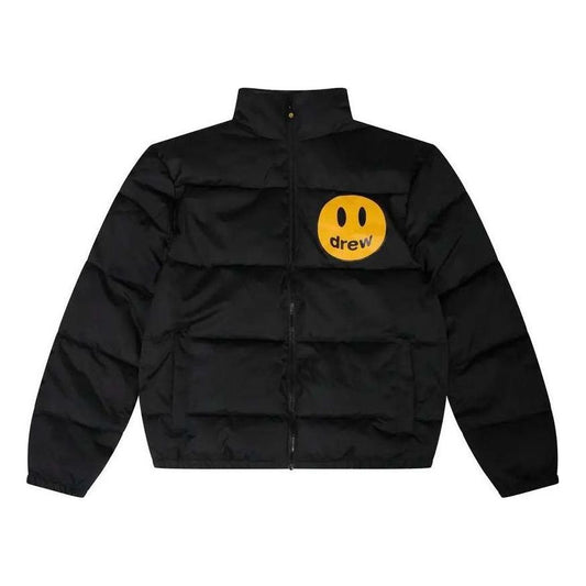 Drew House Standing Collar Puffer Jacket 'Black' DR-FW22-516