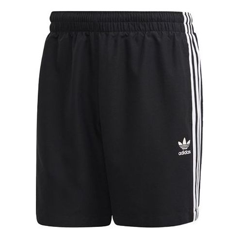 adidas originals Stripe Woven Sports Shorts Black FM9874