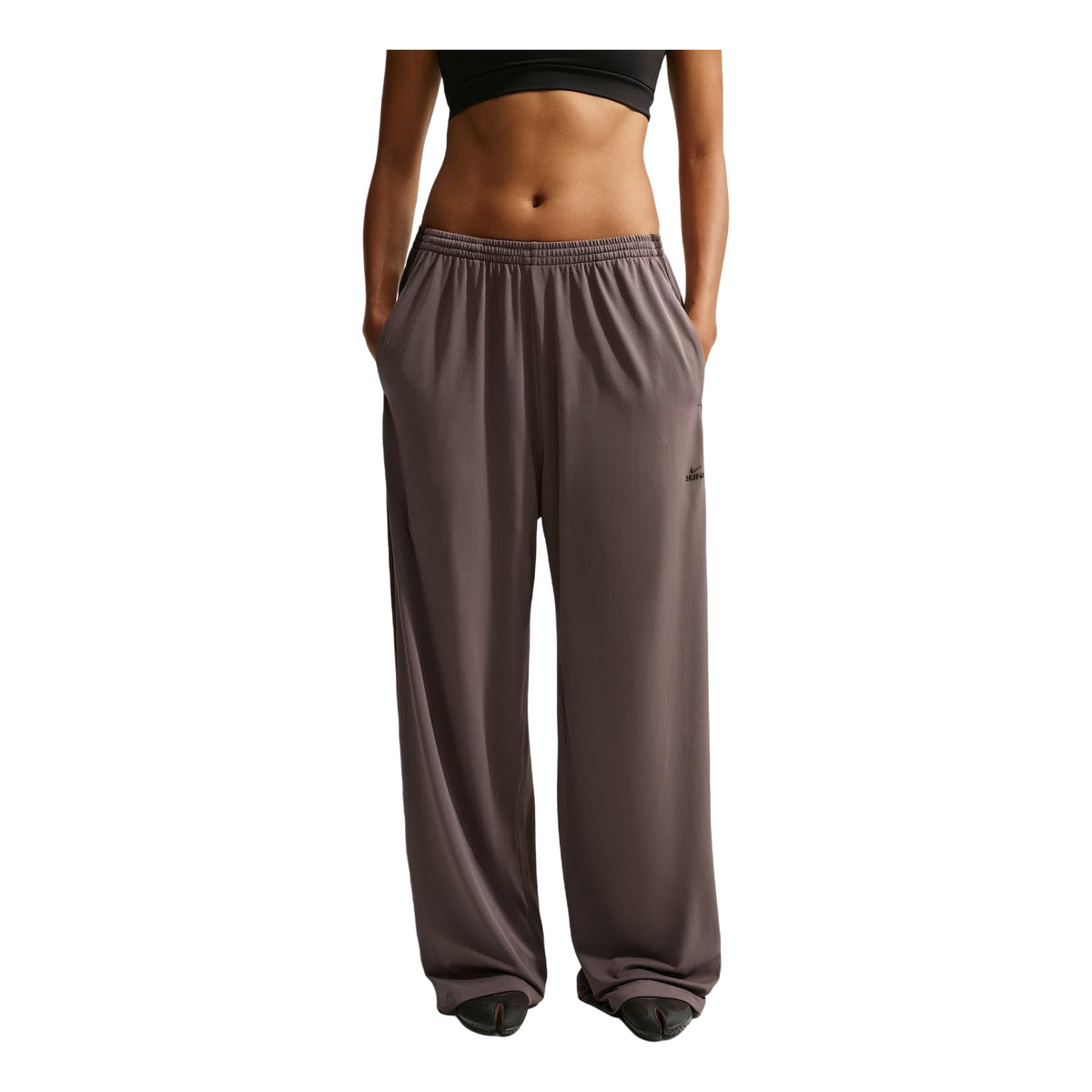 (WMNS) Nike SKIMS Stretch Knit Wide-Leg Pants 'Resin Phoenix' IU2217-241