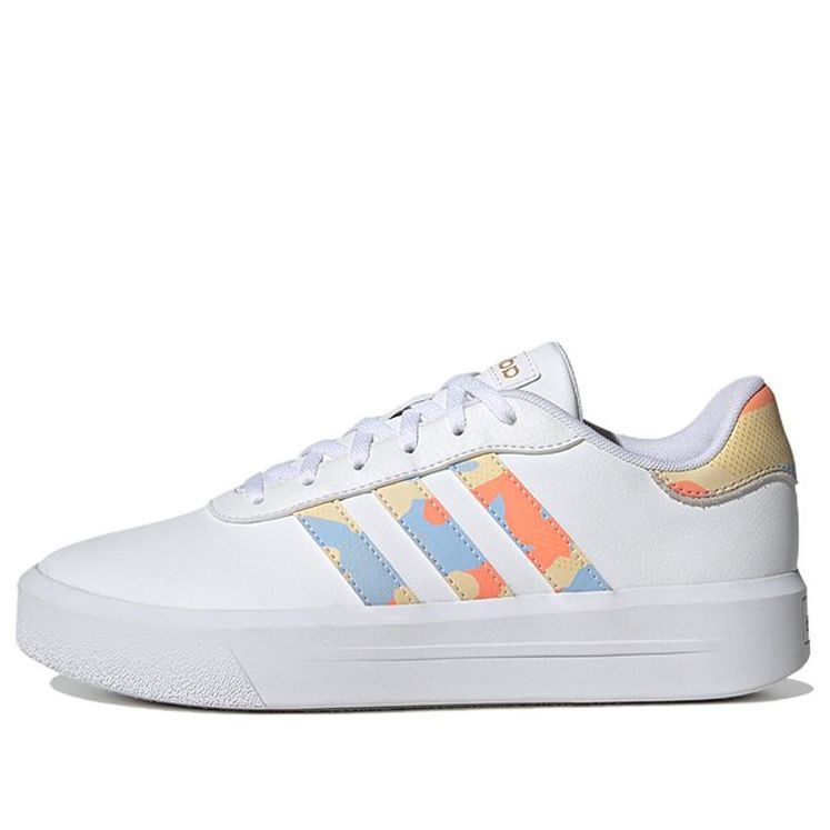 (WMNS) adidas neo Court Platform 'White Blue Orange' H06298