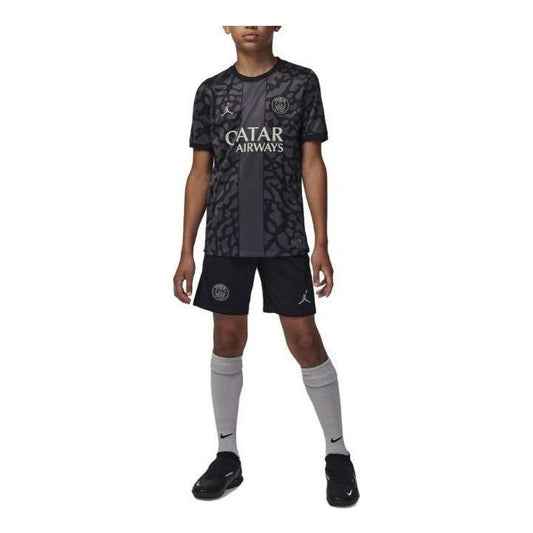 (GS) Air Jordan Paris SaintGermain FC 23/24 Third Stadium Jersey 'Black' DX9852-069