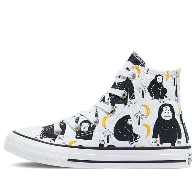 (GS) Converse Chuck Taylor All Star High Top 'Black White' 671127C