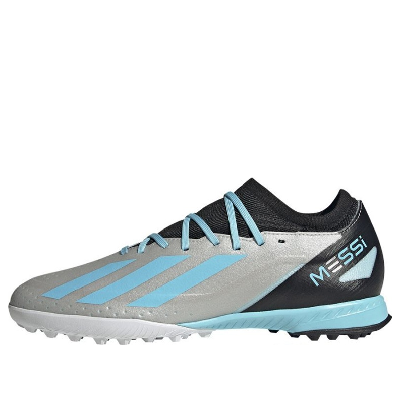 adidas X Crazyfast Messi.3 TF 'Silver Metallic Bliss Blue' IE4074