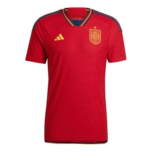 adidas Spain 2022-2023 World Cup Home Authenic Jersey Asia Sizing HE2021