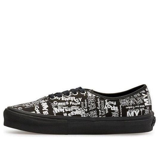 Vans COMME des GARCONS x Authentic LX 'Graffiti - Black' VN0A33TASO7