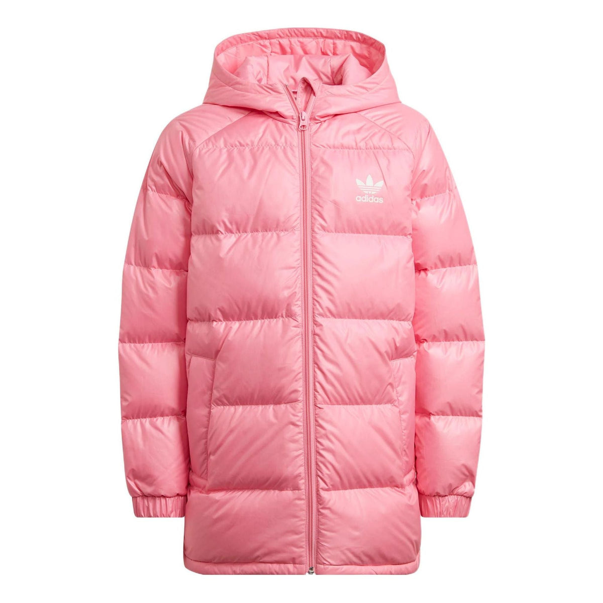 (GS) adidas Adicolor Elongated Down Jacket Asia Sizing 'Pink' HK0389