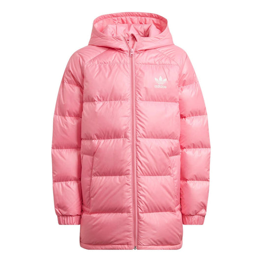 (GS) adidas Adicolor Elongated Down Jacket Asia Sizing 'Pink' HK0389