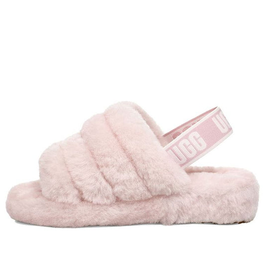 (WMNS) UGG Fluff Yeah Slide Thick Sole Shoe Pink 1095119-SLPN