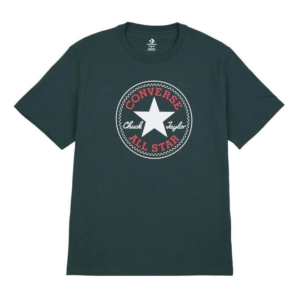 Converse Go-To Chuck Taylor All Star Patch Standard Fit T-Shirt Asia Sizing 'Green' 10025459-A10