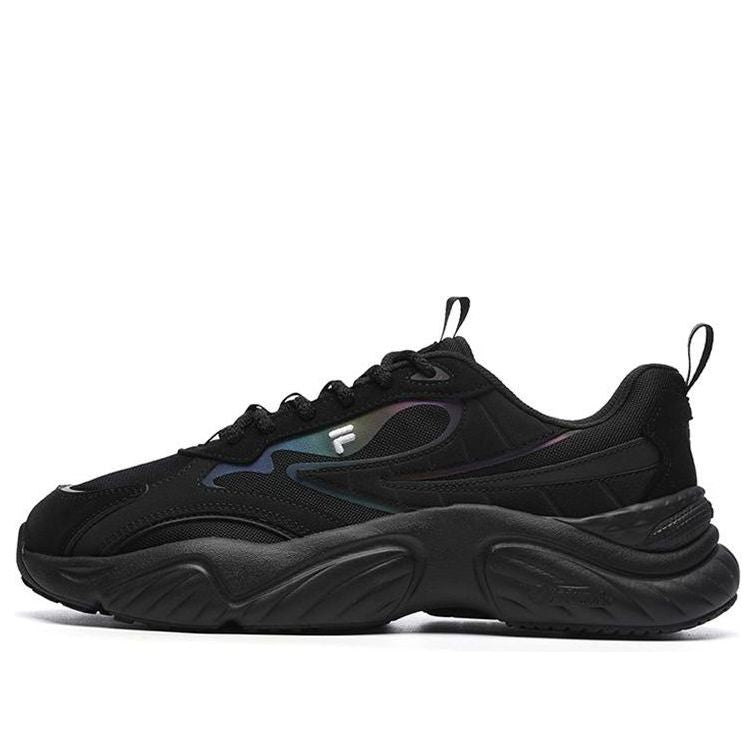 (WMNS) FILA FUSION Conch Sneakers 'Black' T12M217303FBS