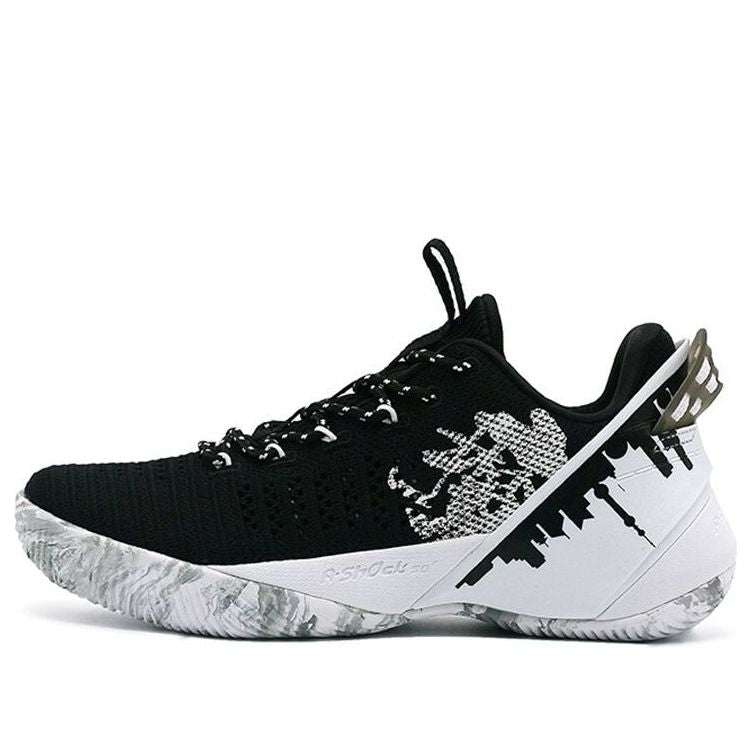 ANTA Basketball Shoes 'Black Grey White' 11931608S-2