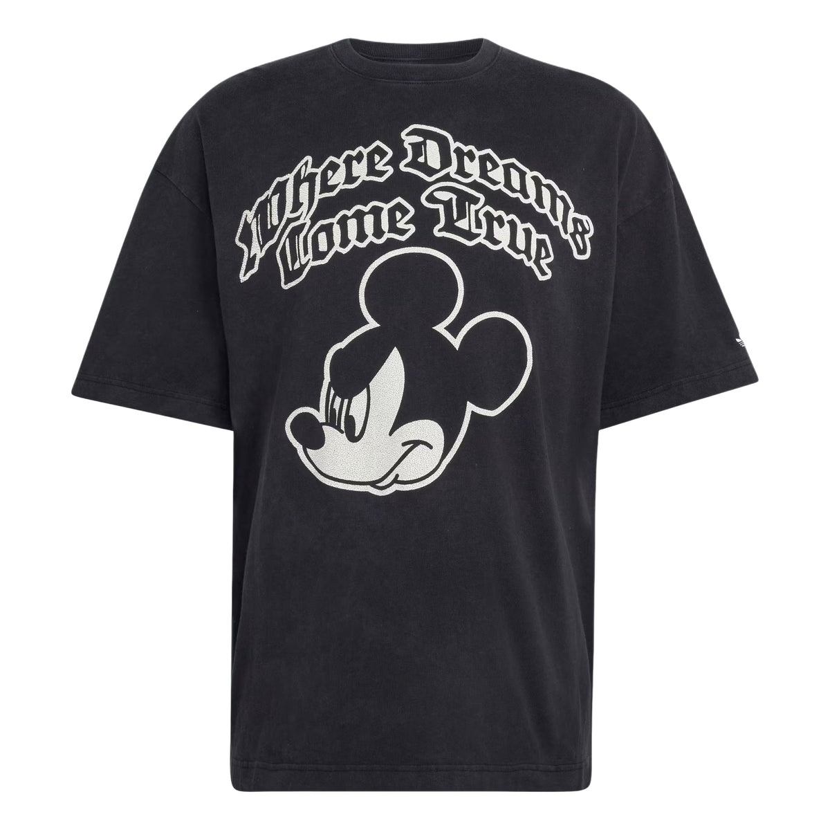 adidas Disney Mickey Mouse Dream T-Shirt Asia Sizing 'Black' IA4402