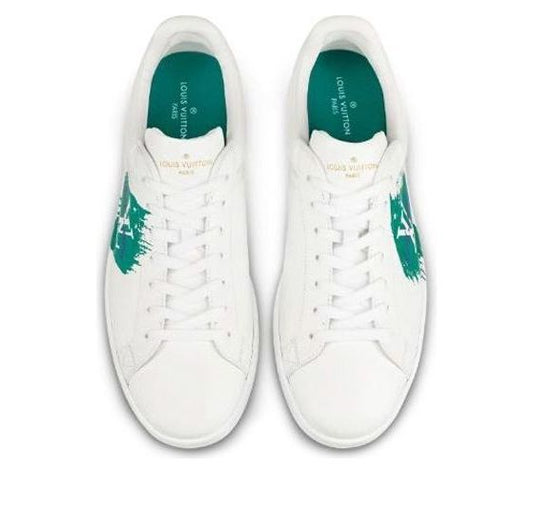 LOUIS VUITTON Luxembourg Sneakers 'White Green' 1A4OGX