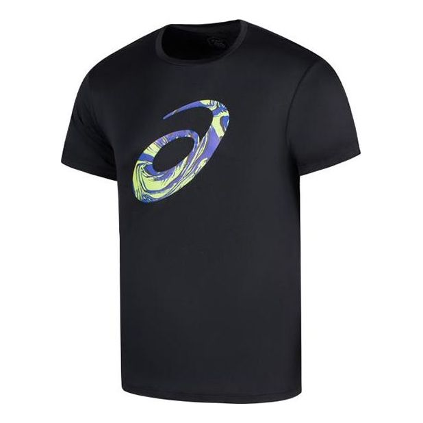 ASICS Spiral Logo SS Tee 'Black' 2011C743-001