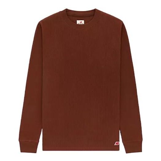 New Balance Made in USA Long Sleeve Thermal T-Shirt Asia Sizing 'Rich Oak' MT23546-ROK
