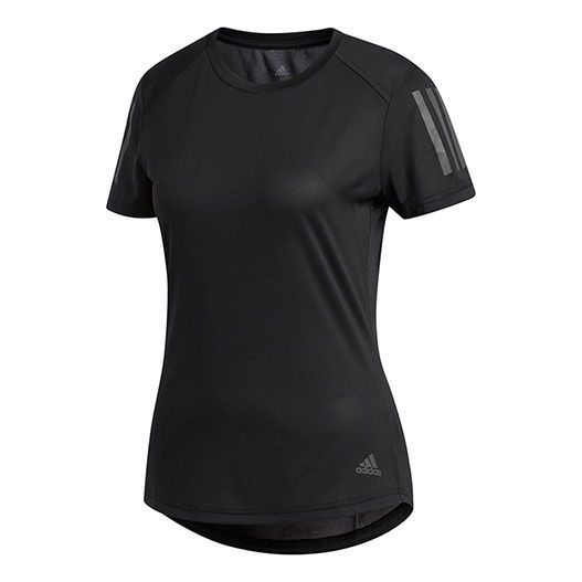 (WMNS) adidas OWN THE RUN Climalite Running Short-sleeve Tee Black DQ2630