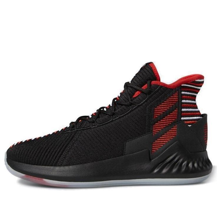 adidas Derrick Rose 9 GEEK UP 'Black White Red' EE6846