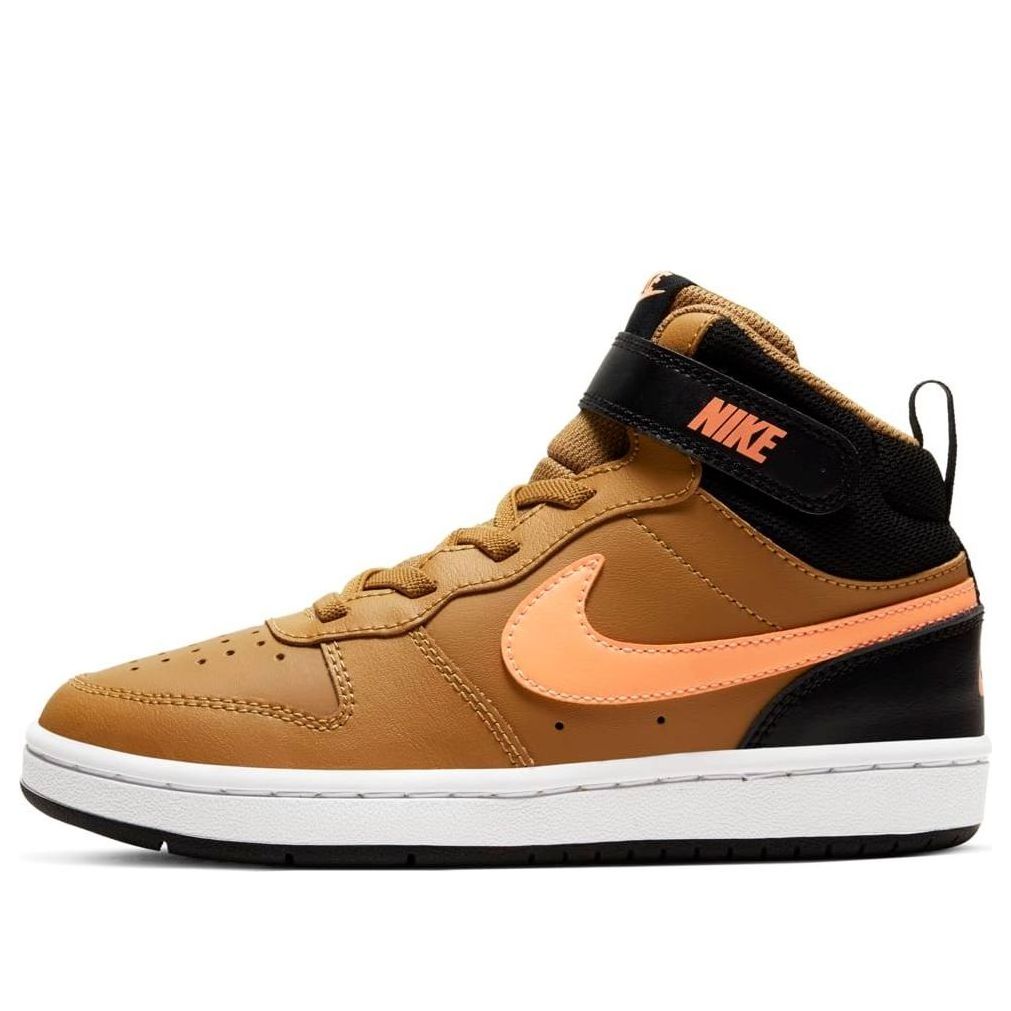(PS) Nike Court Borough Mid 2 'Yellow Black White' CD7783-700