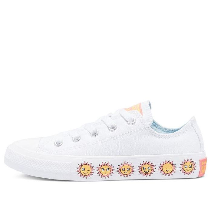 (GS) Converse Chuck Taylor All Star Low Top 'White Yellow' 670702C
