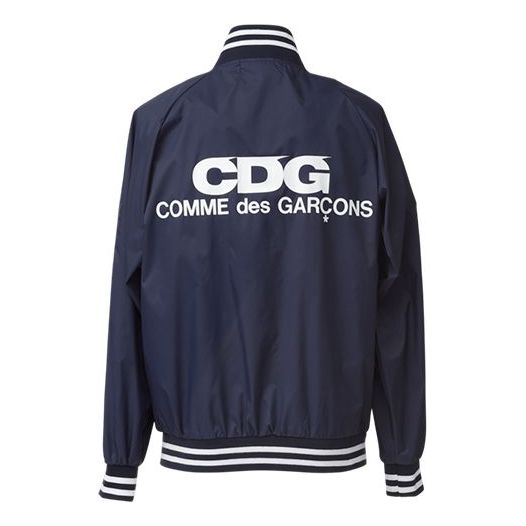 COMME des GARCONS CDG Varsity Alphabet Jacket 'Navy Blue' SZ-J006-051-2