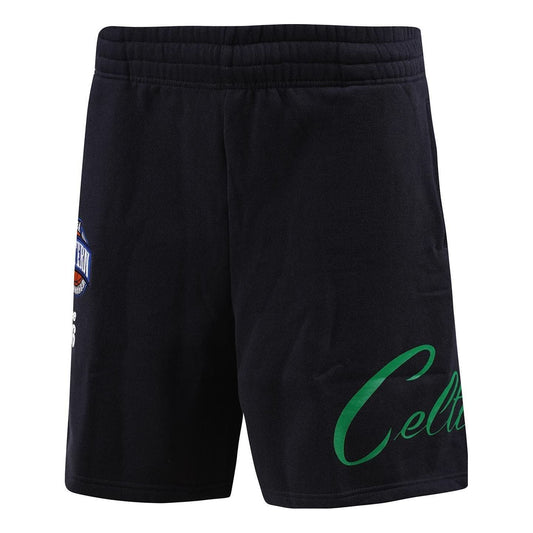 Mitchell & Ness x NBA Boston Celtics Team Origins Fleece Short 'Black' PSHR4851-BCEYYPPPBLCK
