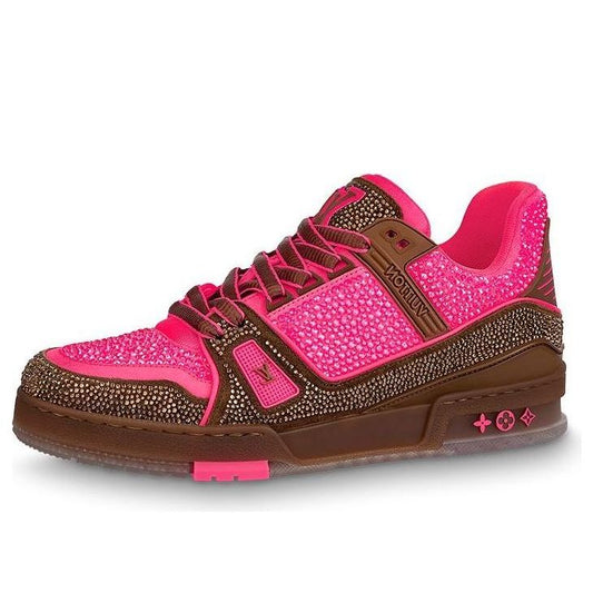 LOUIS VUITTON Trainers 'Crystal Pink and Brown' 1A8Z6Y
